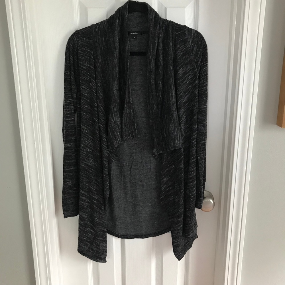 Stella & Dot Charcoal Wrap Cardigan
